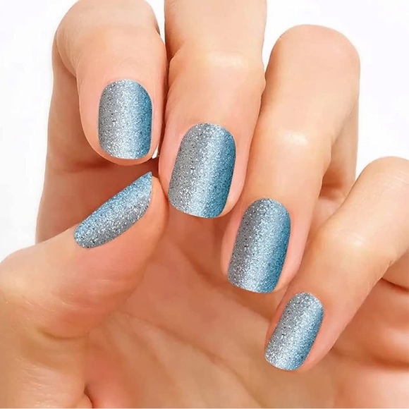 *Retired* Color Street: French Riviera | Blue Silver Gradient Glitter Sparkle - Picture 12 of 14